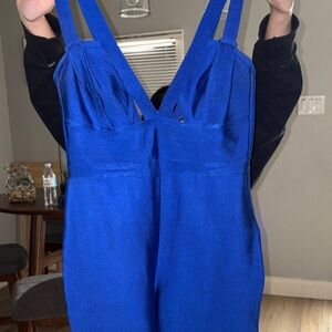 Vibrant Blue Jumpsuit